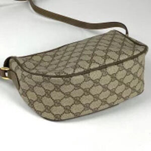 Gucci beige shoulder canvas GG brown Sherry bag